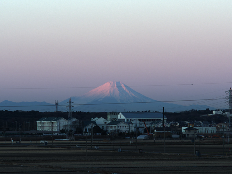 茨城からの富士山