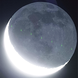 20141219衛星月面通過矢印付き