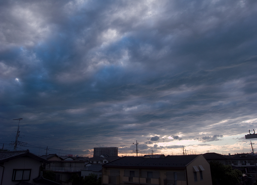 20150606夕方の雲