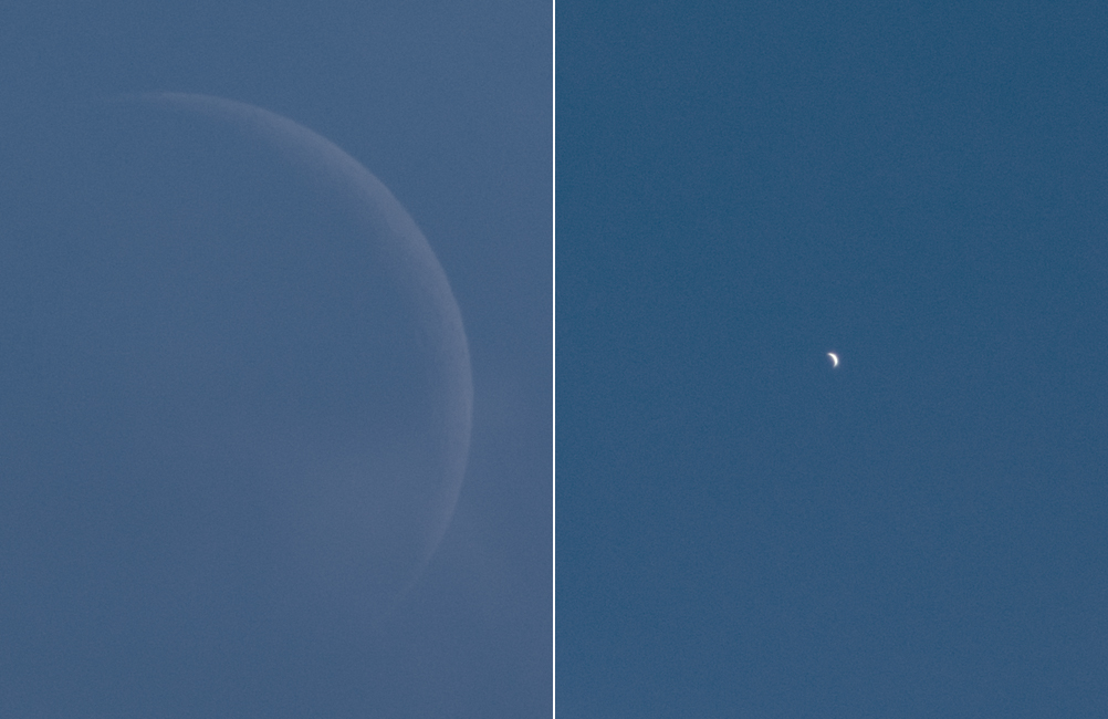 20150719月と金星の接近