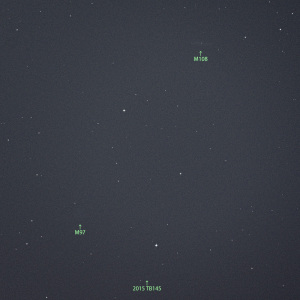 20151101ハロウィン小惑星とM天体