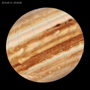 20160412木星の恒星掩蔽（潜入）