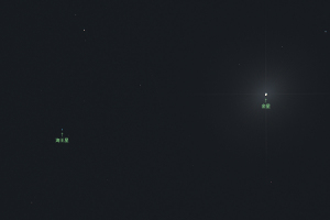20170112金星と海王星の接近