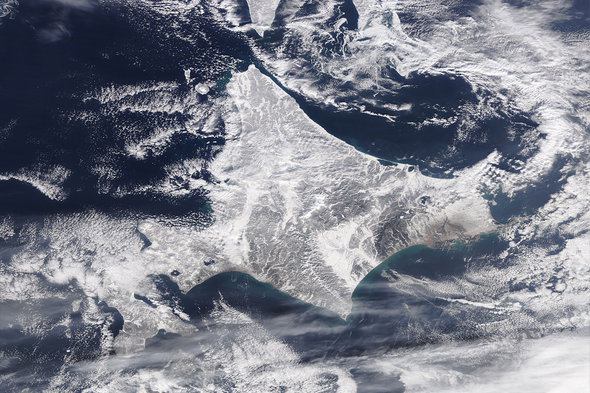 20180117北海道（Modis/Terra）