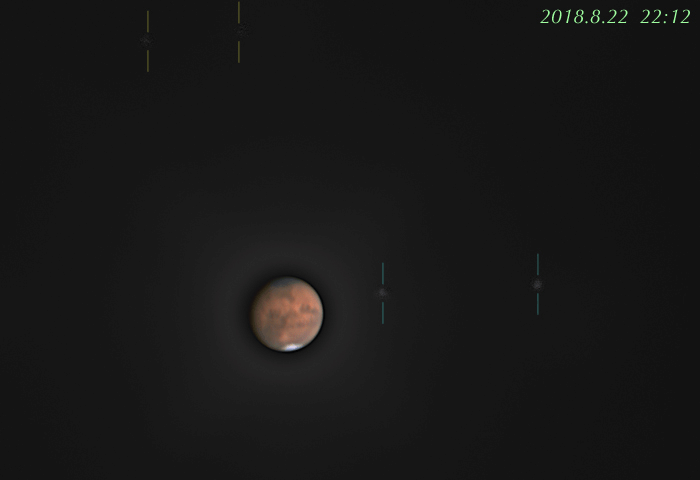 20180822火星自転と衛星公転