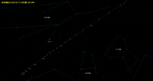 2019年・岩本彗星（C/2018Y1）星図1