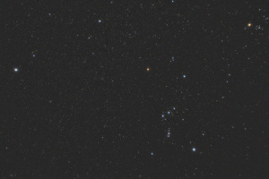 20191228減光中のベテルギウスとその周辺の星々