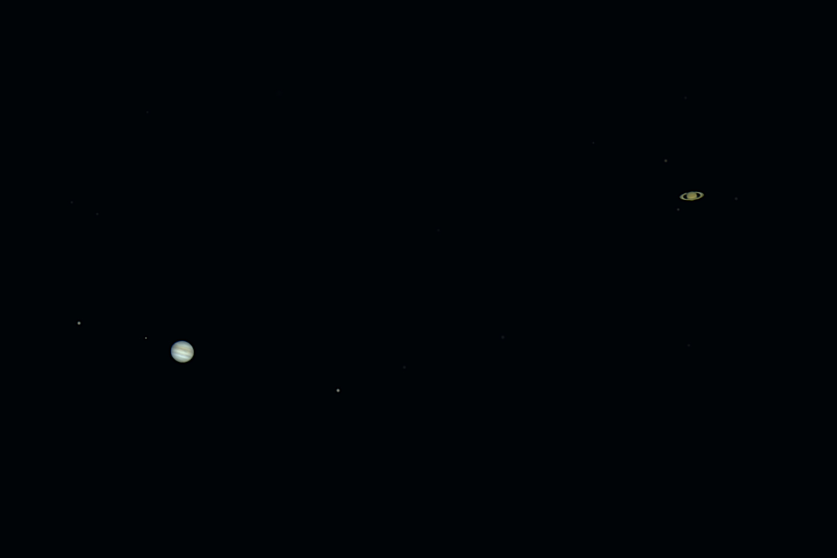 20201223木星と土星の接近