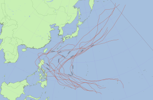 4月に発生→日本に接近した台風