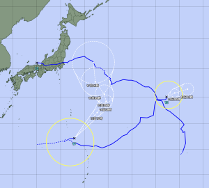 20260812台風16・17号予想進路